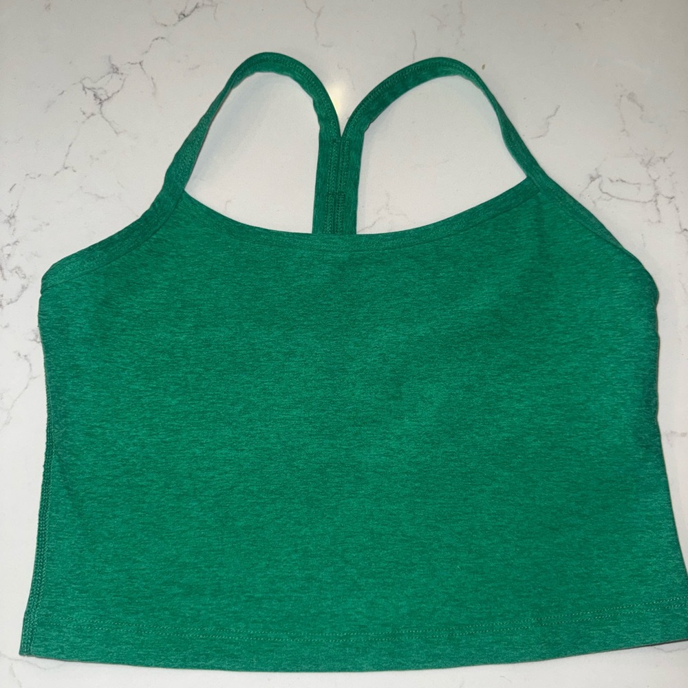 Beyond Yoga Kelly Green Spacedye Racerback Tank Top